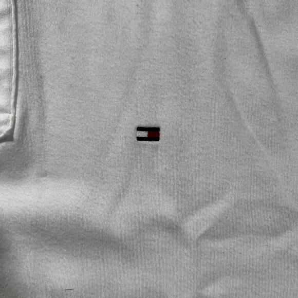 Tommy Hilfiger Polo Shirt White Medium - Picture 4 of 6